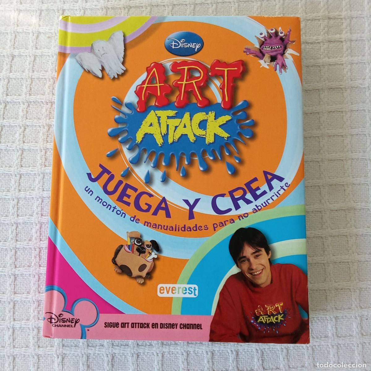 Libros de segunda mano: ART ATTACK JUEGA Y CREA EDITORIAL EVEREST - Foto 1