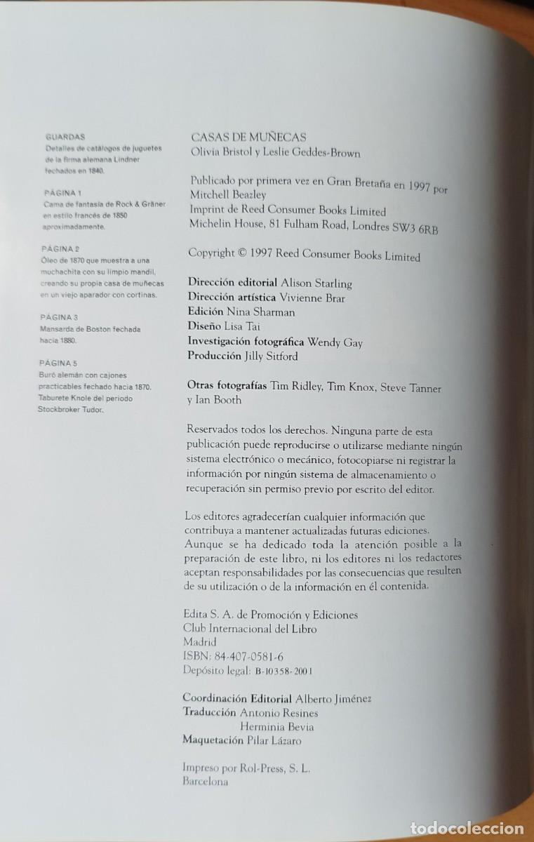 Libros de segunda mano: CASAS DE MU&Ntilde;ECAS. CLUB INTERNACIONAL DEL LIBRO - Foto 5