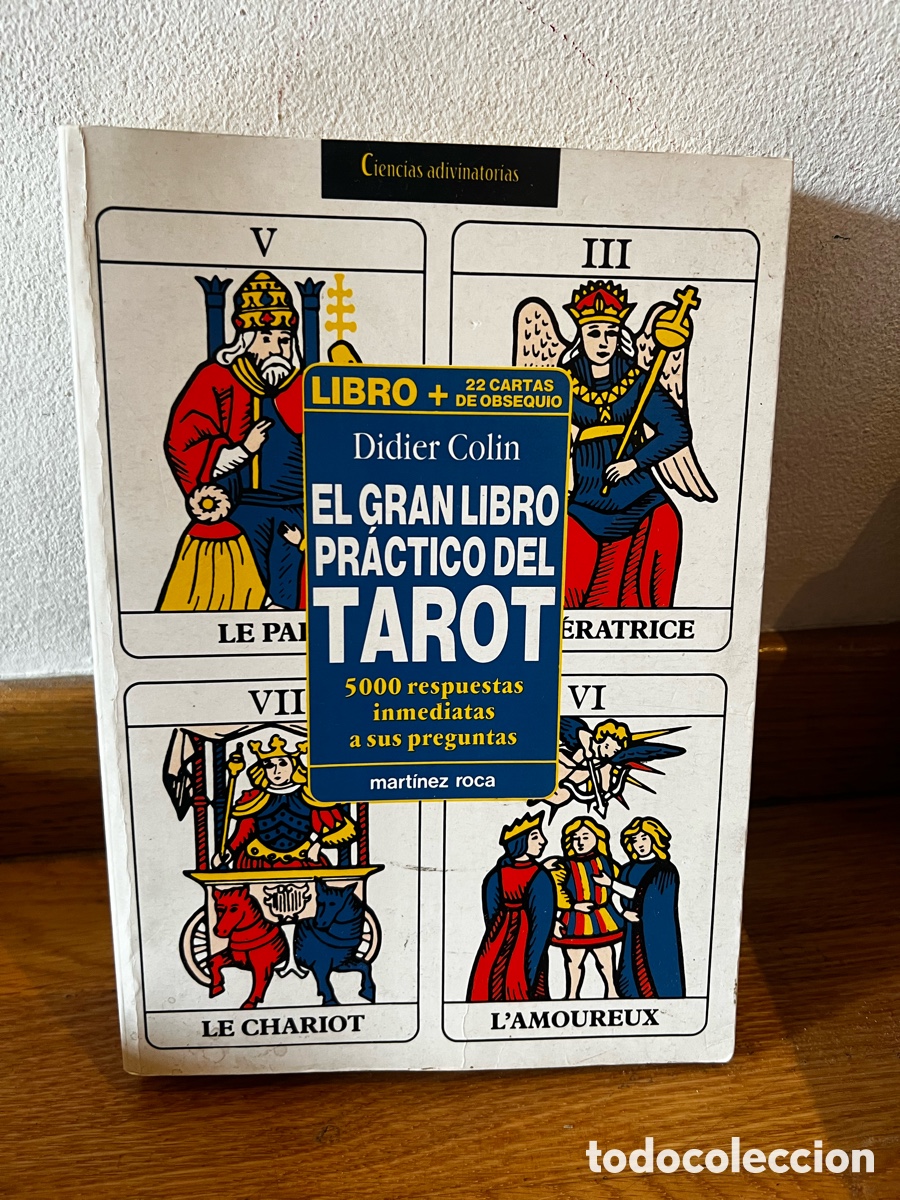 Libros de segunda mano: El gran libro pr&aacute;ctico del tarot Didier Colin - Foto 1