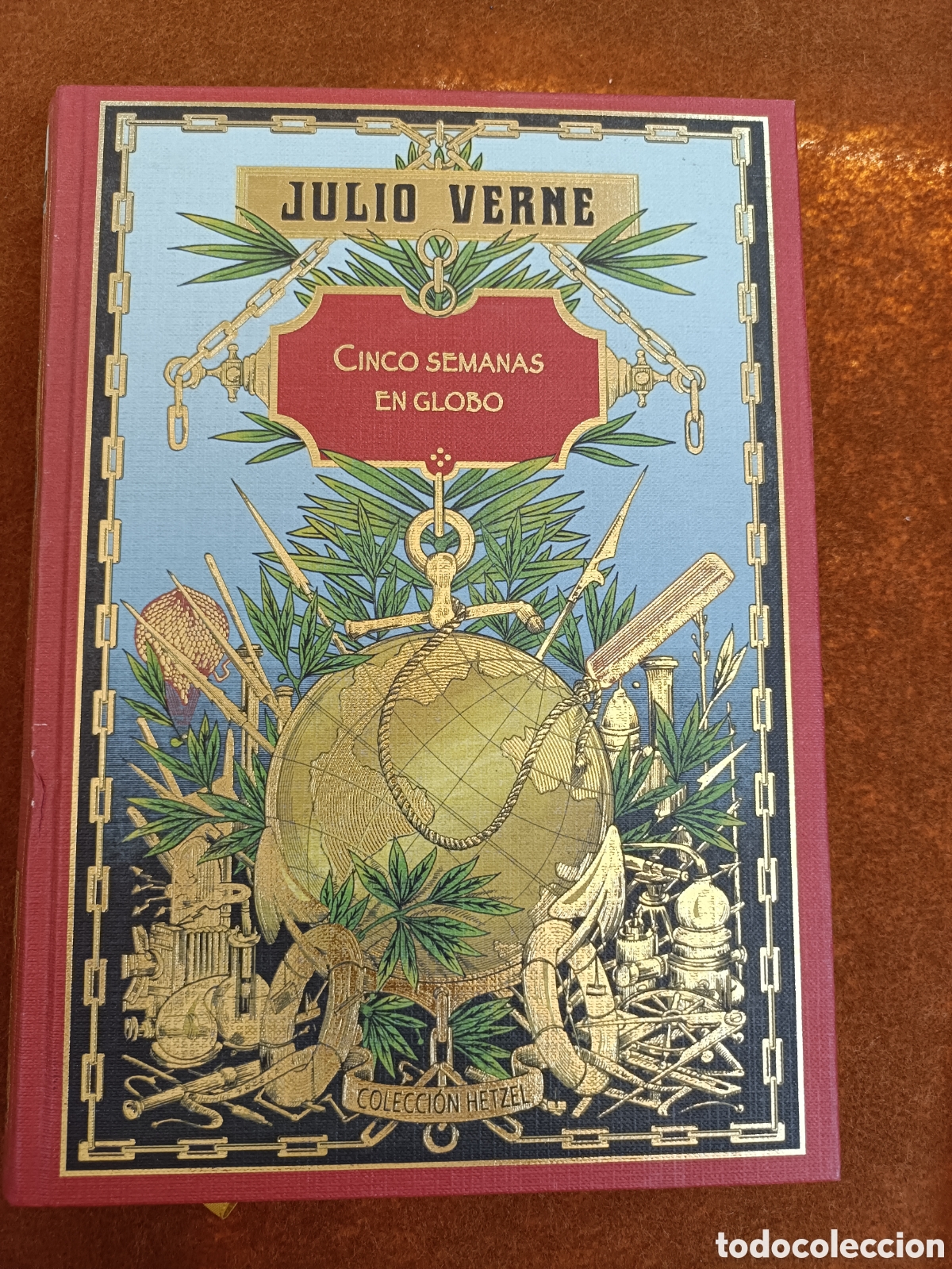 Libros de segunda mano: JULIO VERNE. CINCO SEMANAS EN GLOBO. COLECCI&Oacute;N HETZEL. - Foto 3