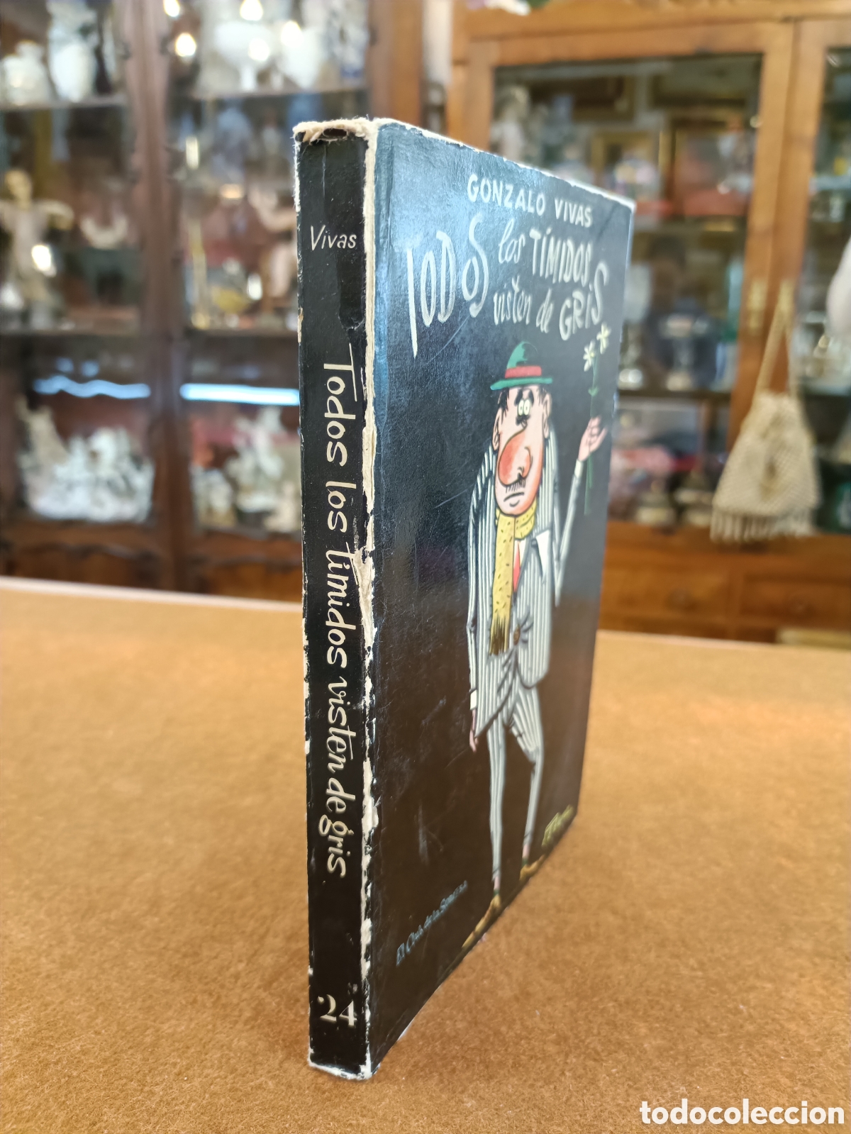 Libros de segunda mano: GONZALO VIVAS. TODOS LOS T&Iacute;MIDOS VISITEN DE GRIS. - Foto 1