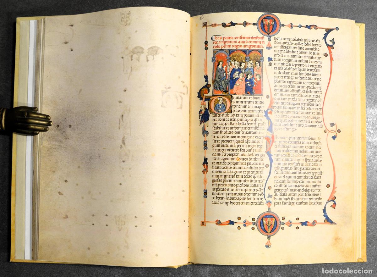 Libros de segunda mano: Usatges i Constitucions de Catalunya. Lleida segle XIV. C&ograve;dex. - Foto 5