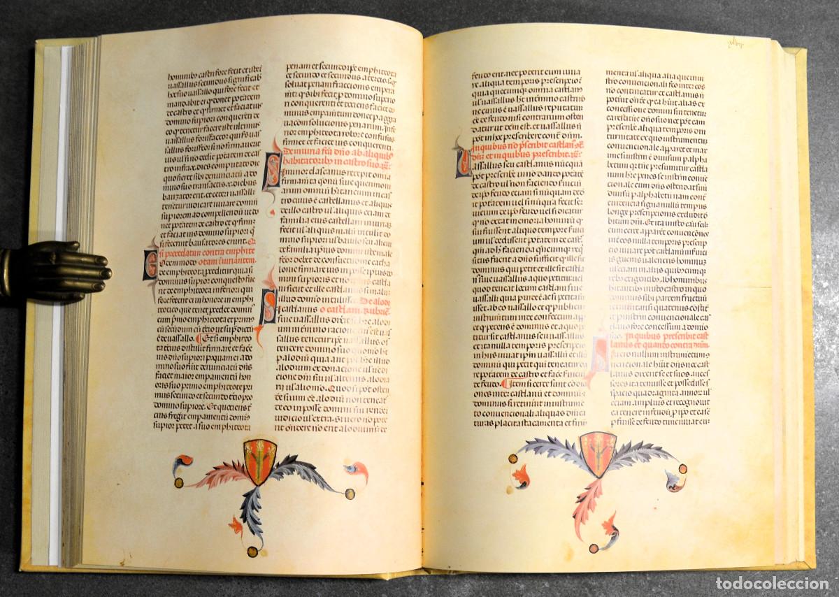 Libros de segunda mano: Usatges i Constitucions de Catalunya. Lleida segle XIV. C&ograve;dex. - Foto 6
