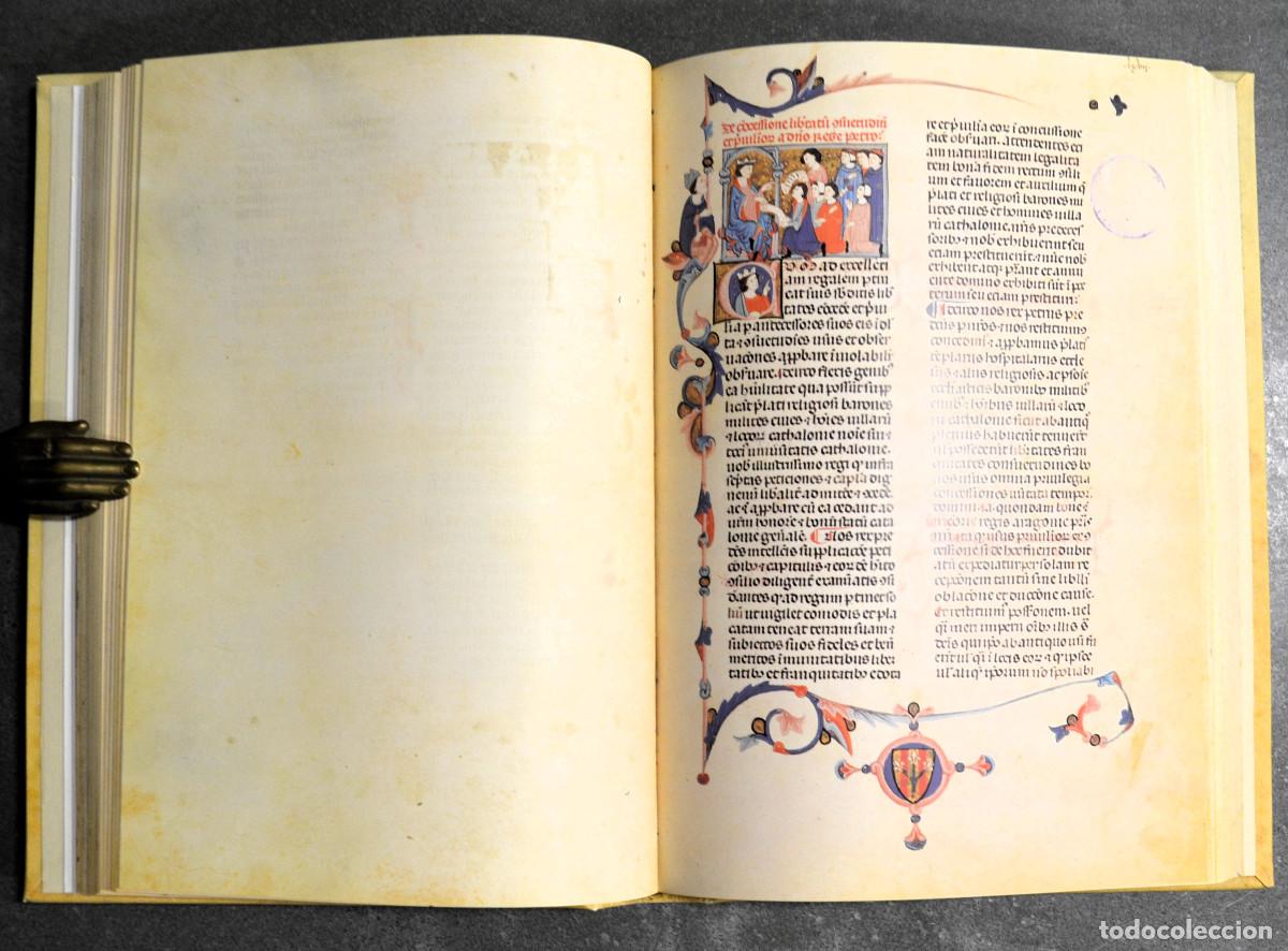 Libros de segunda mano: Usatges i Constitucions de Catalunya. Lleida segle XIV. C&ograve;dex. - Foto 8