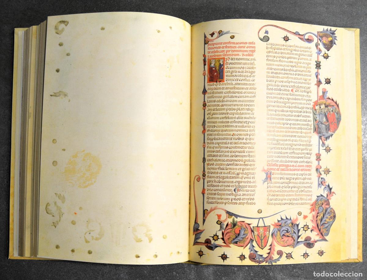 Libros de segunda mano: Usatges i Constitucions de Catalunya. Lleida segle XIV. C&ograve;dex. - Foto 10