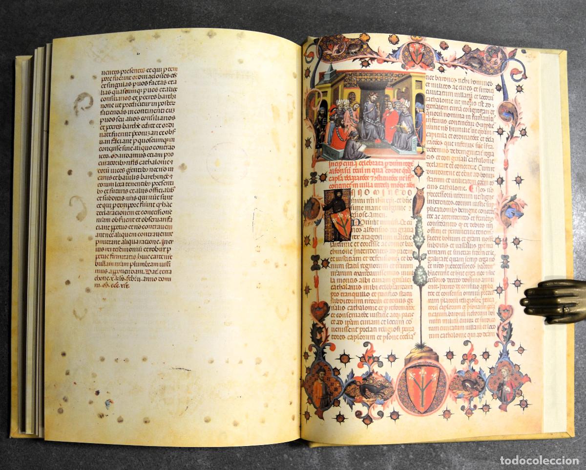 Libros de segunda mano: Usatges i Constitucions de Catalunya. Lleida segle XIV. C&ograve;dex. - Foto 11