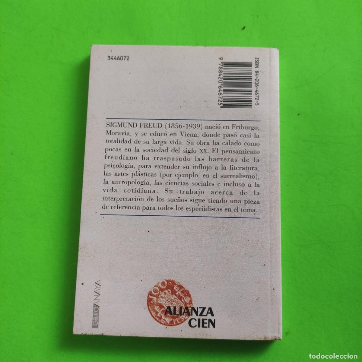 Libros de segunda mano: Los sue&ntilde;os - Sigmund Freud ** ALIANZA CIEN** JUANI - Foto 2