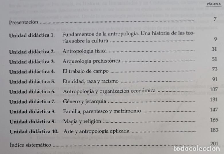 Libros de segunda mano: INTRODUCCION A LA ANTROPOLOGIA, MARIA LARA MARTINEZ, UDIMA CEF, LIBRO - Foto 5