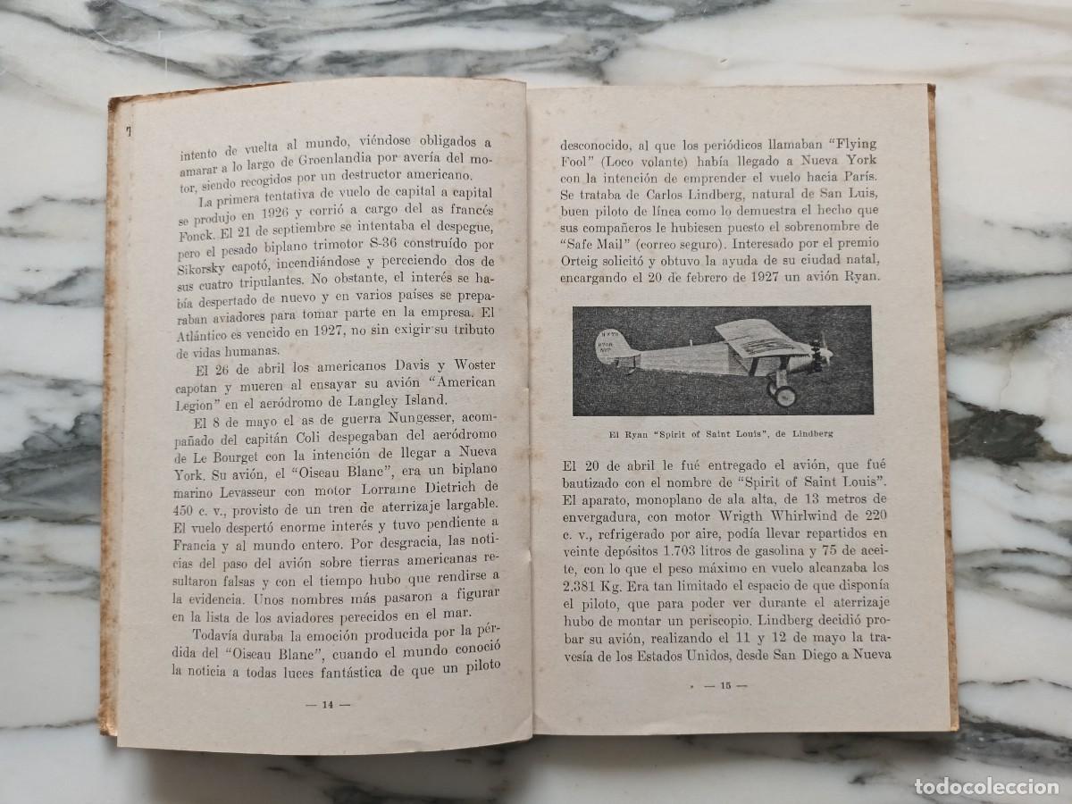 Libros de segunda mano: AVIONES SOBRE EL OCEANO - JUAN J. MALUQUER - 1946 - Foto 3