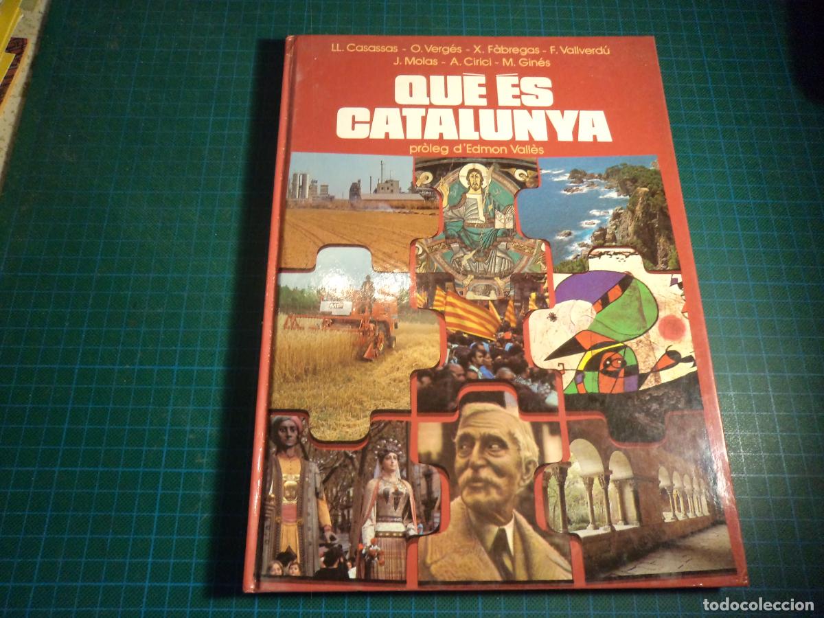Libros de segunda mano: Que es Catalunya. Edicions 62. En Catalan. Dedicado. - Foto 1