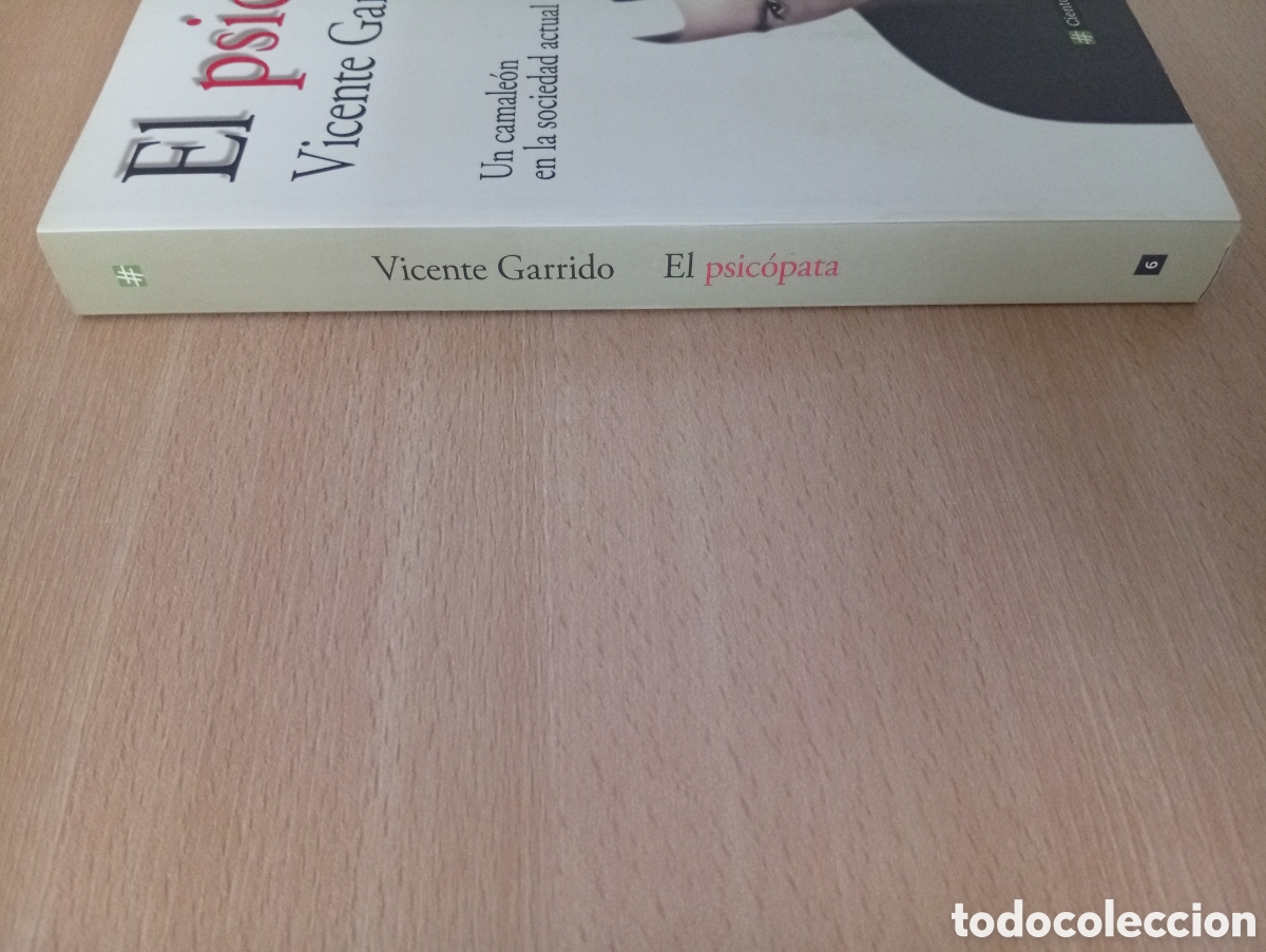 Libros de segunda mano: EL PSIC&Oacute;PATA. Vicente Garrido - Foto 8