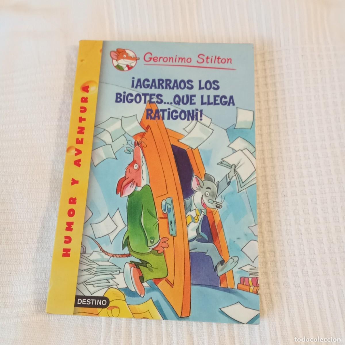 Libros de segunda mano: &iexcl;Agarraos los bigotes... que llega Ratigoni! Geronimo Stilton n&ordm;15 - Foto 1