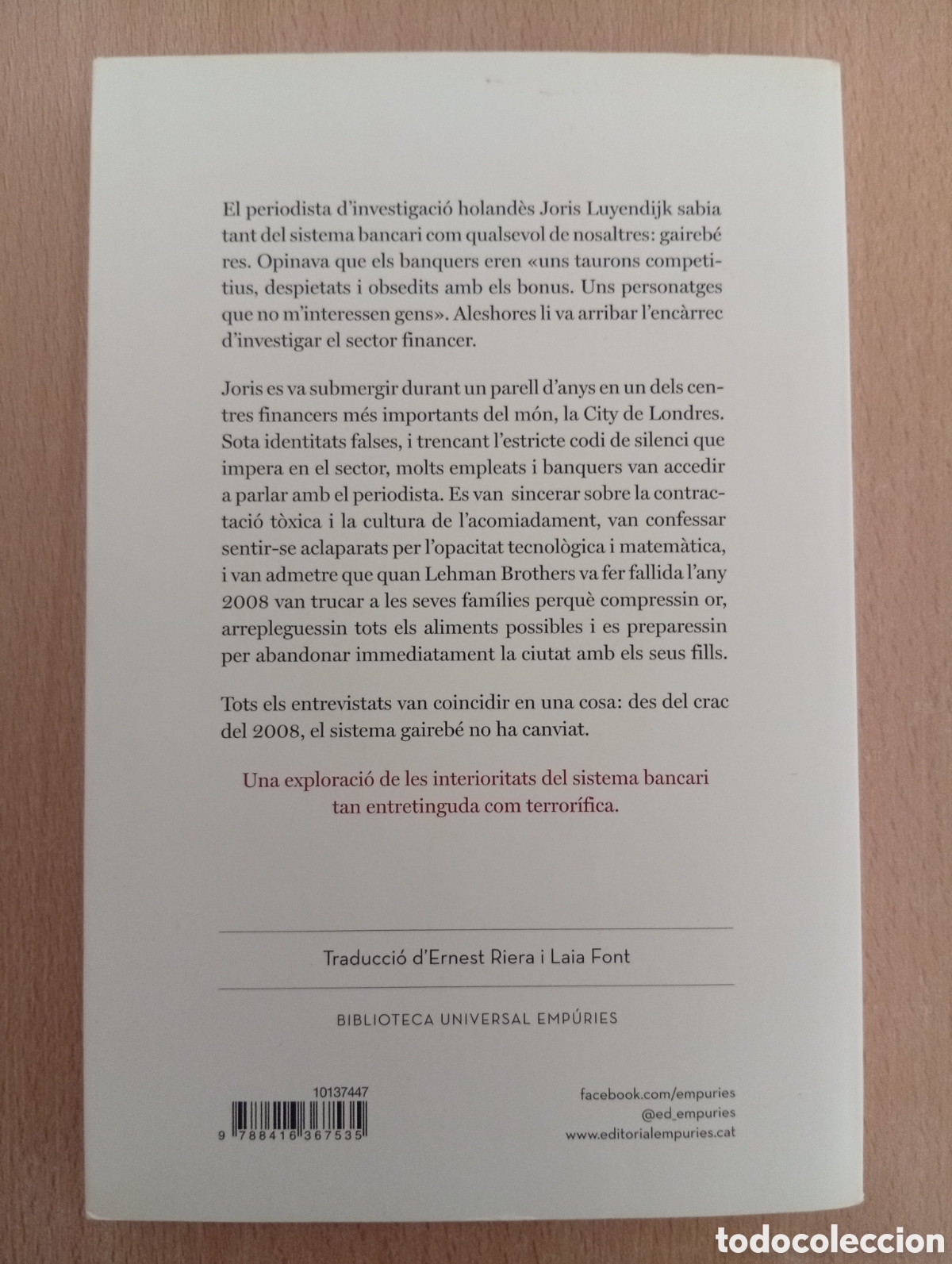 Libros de segunda mano: NEDANT ENTRE TAURONS. Joris Luyendijk - Foto 2