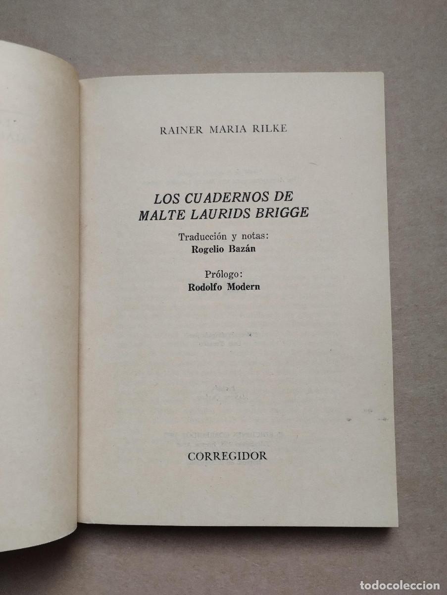 Libros de segunda mano: Rainer Maria Rilke . Los cuadernos de Malte - Foto 4
