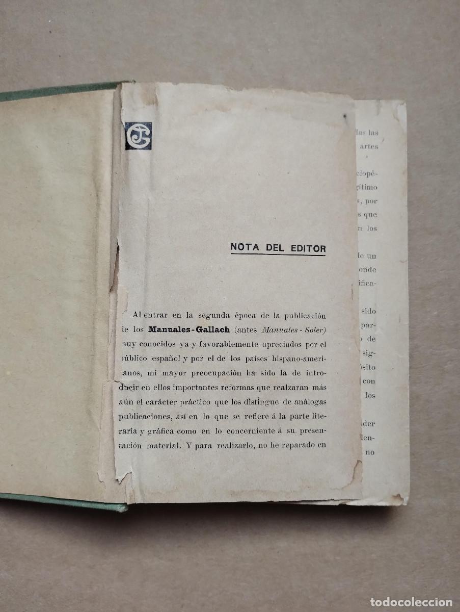 Libros de segunda mano: Mec&aacute;nica Elemental, Manuales Gallach 67, J. Forner Carratala - Foto 2