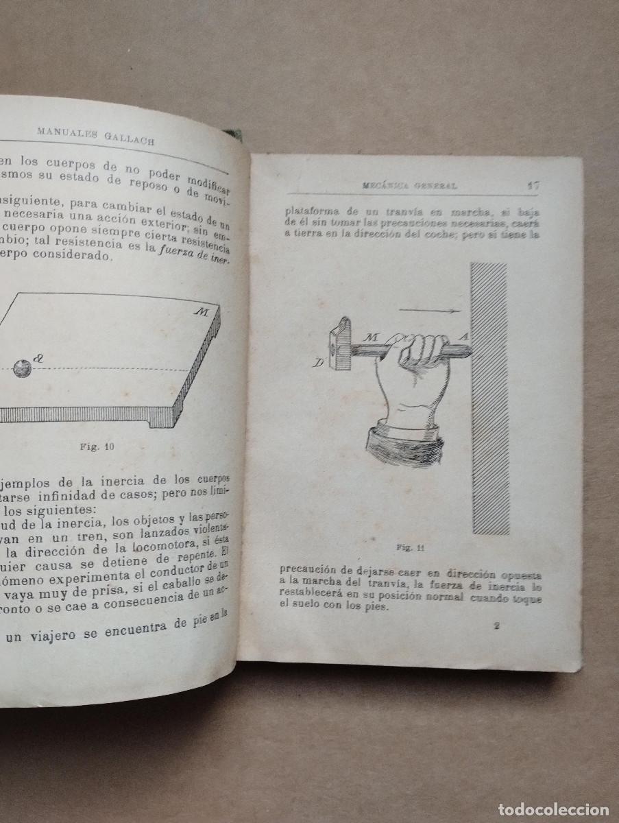 Libros de segunda mano: Mec&aacute;nica Elemental, Manuales Gallach 67, J. Forner Carratala - Foto 3