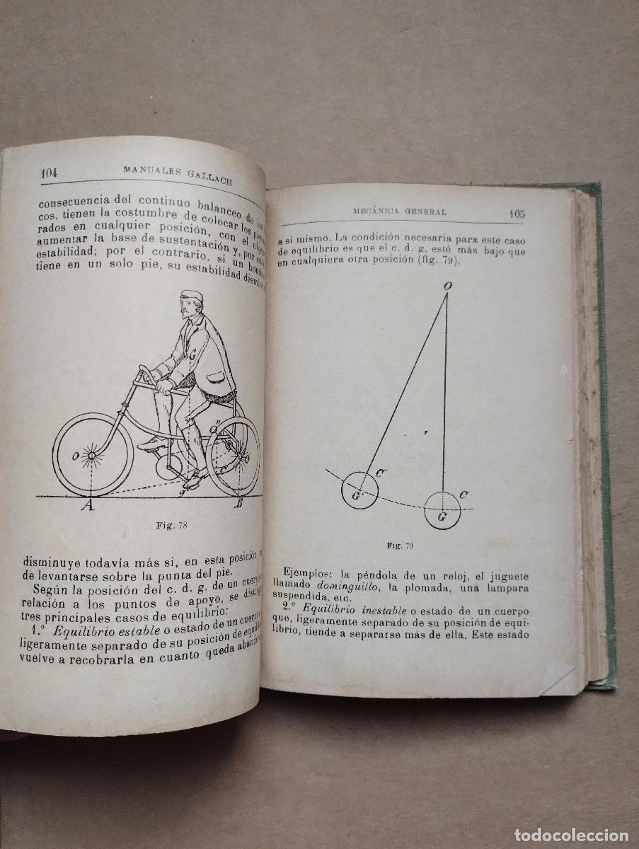 Libros de segunda mano: Mec&aacute;nica Elemental, Manuales Gallach 67, J. Forner Carratala - Foto 4
