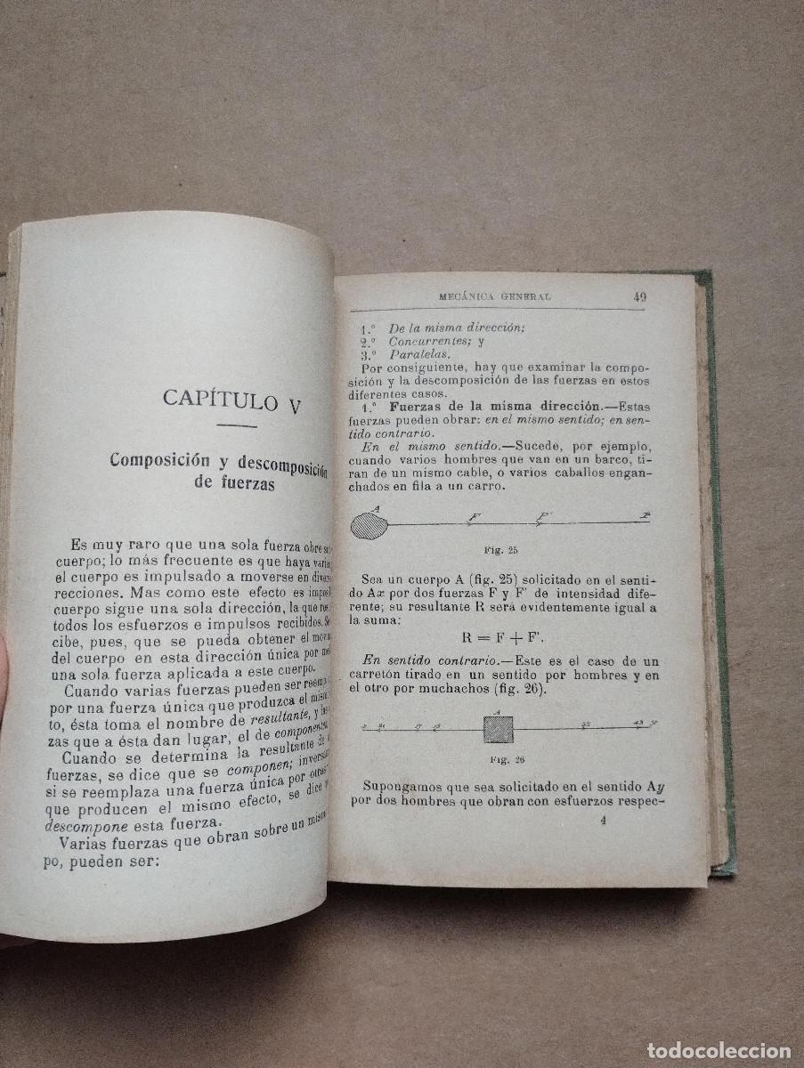Libros de segunda mano: Mec&aacute;nica Elemental, Manuales Gallach 67, J. Forner Carratala - Foto 5