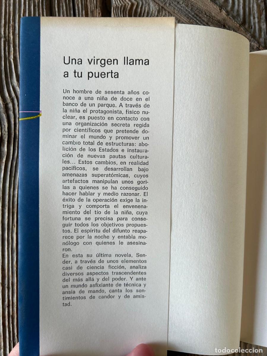 Libros de segunda mano: UNA VIRGEN LLAMA A TU PUERTA. RAMON J.SENDER - Foto 4