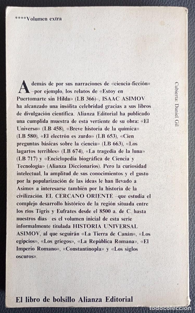 Libros de segunda mano: Isaac Asimov . El Cercano Oriente - Foto 2