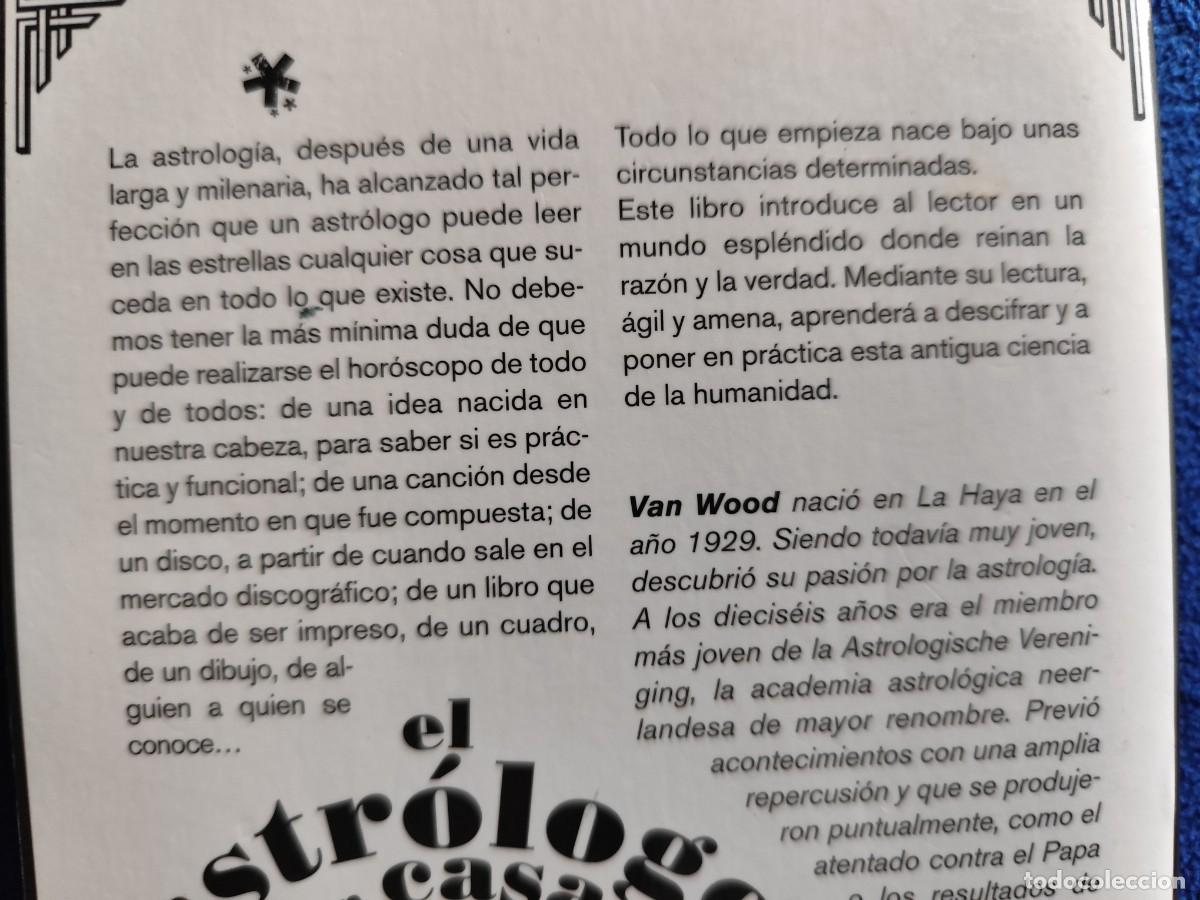 Libros de segunda mano: El Astr&oacute;logo en Casa Van Wood Editorial De Vecchi 2010 - Foto 4