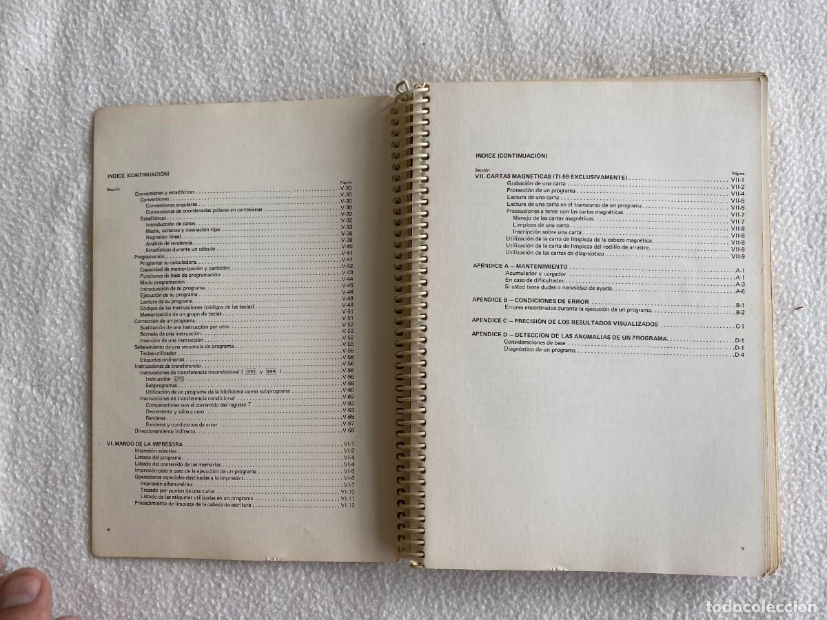 Libros de segunda mano: Como programar uno mismo 58/59 - TEXAS INSTRUMENTS - Foto 6