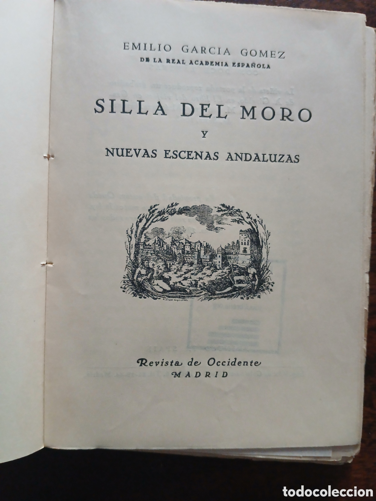 Libros de segunda mano: Silla del moro, Emilio Garc&iacute;a G&oacute;mez - Foto 2