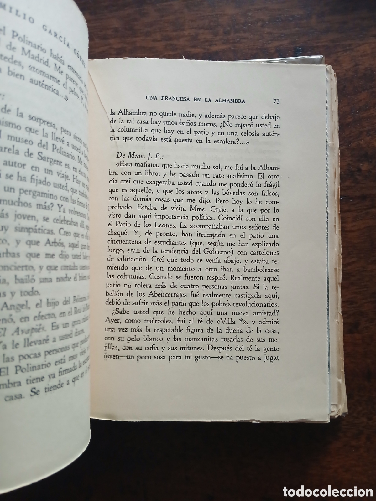 Libros de segunda mano: Silla del moro, Emilio Garc&iacute;a G&oacute;mez - Foto 4