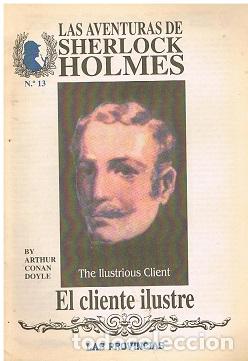 Libros de segunda mano: LAS AVENTURAS DE SHERLOCK HOLMES El Cliente Ilustre - Sir Arthur Conan Doyle - Foto 1