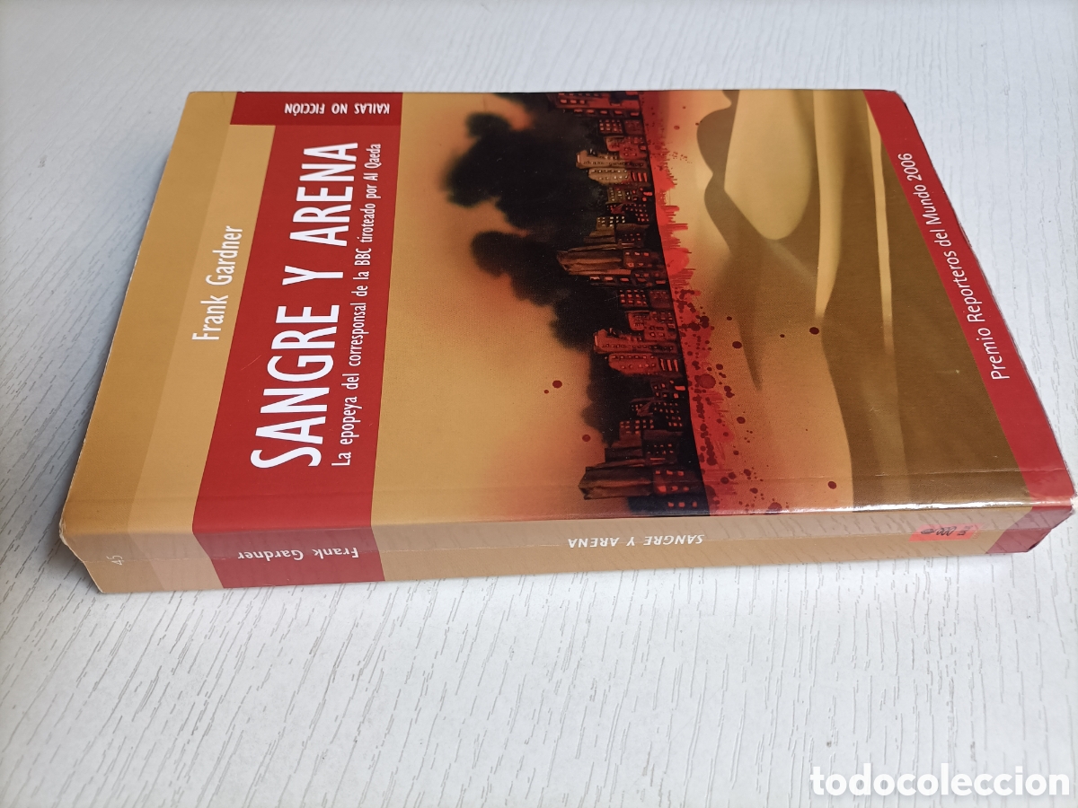 Libros de segunda mano: Sangre y arena. La epopeya del corresponsal de la BBC Frank Gardner - Foto 1