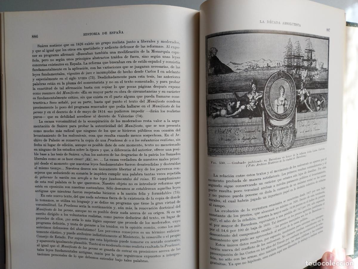 Libros de segunda mano: menendez pidal. la espa&ntilde;a de fernando VII - Foto 4