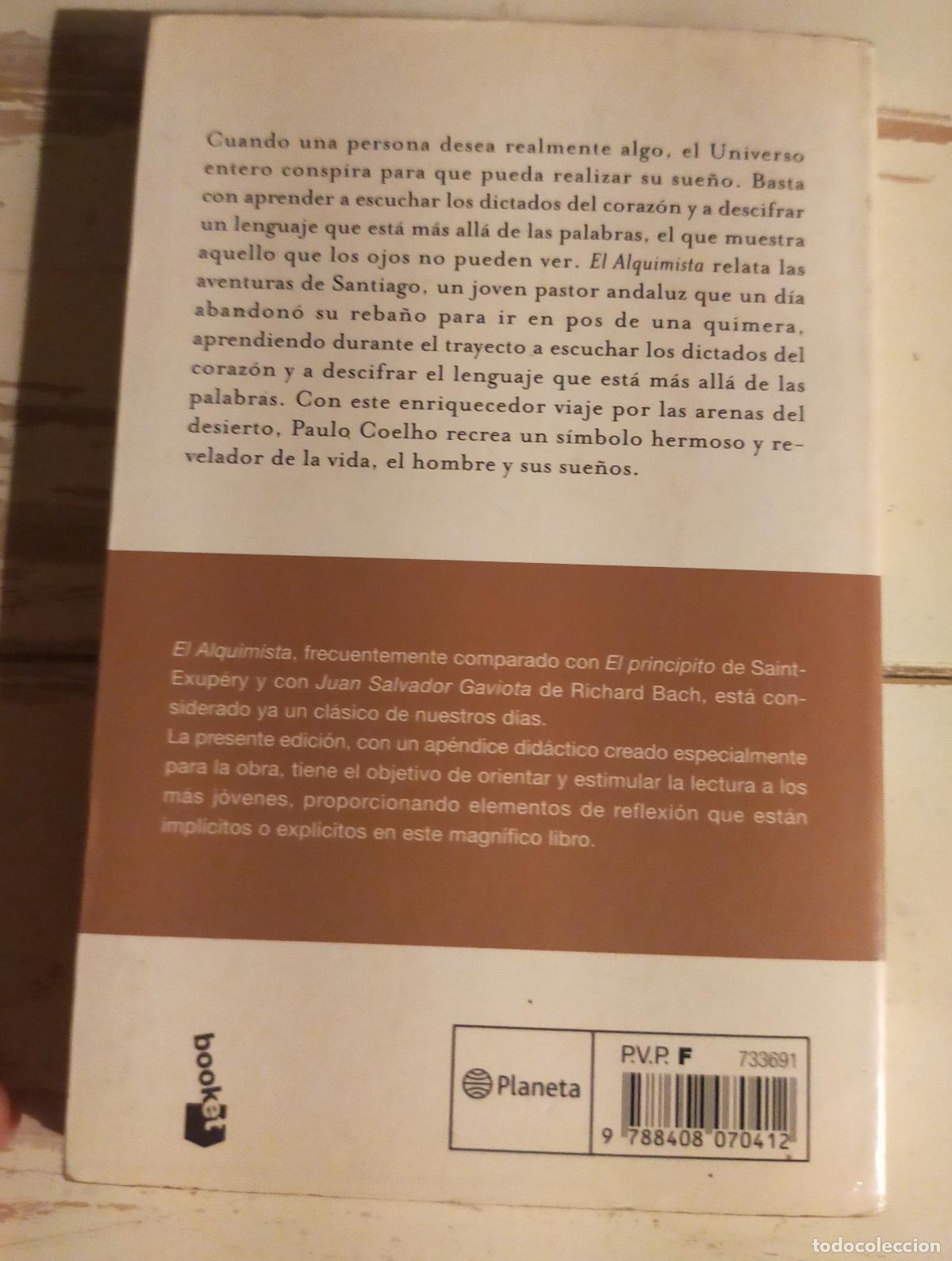 Libros de segunda mano: EL ALQUIMISTA - PABLO COHELO - Foto 2