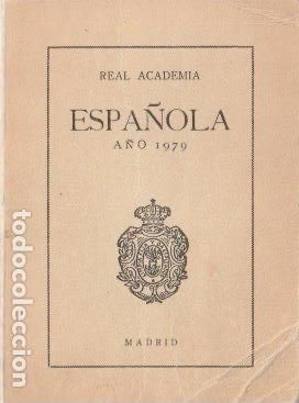 Libros de segunda mano: Real Academia Espa&ntilde;ola &ndash; 1979 (Anuario) - Foto 1