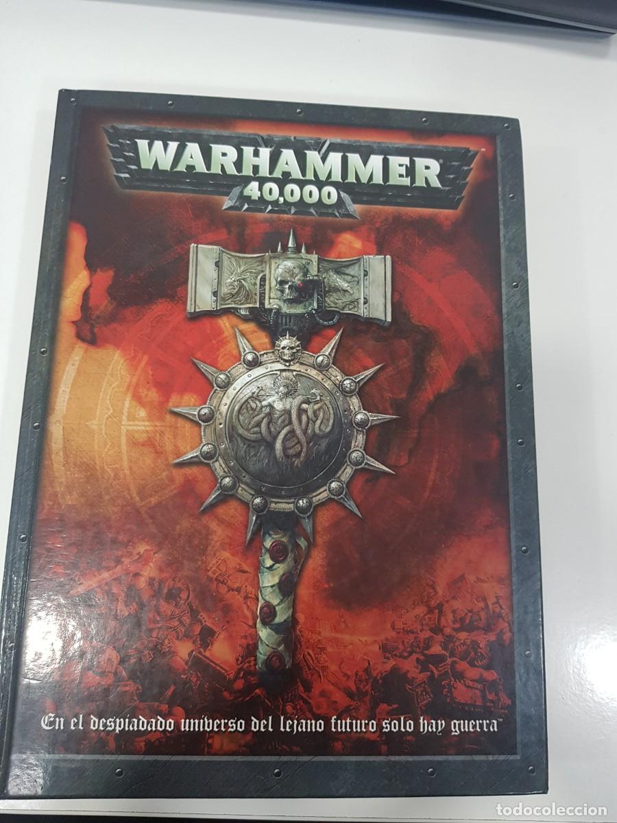 Libros de segunda mano: Libro Warhammer 4000 libro de reglas - Foto 1
