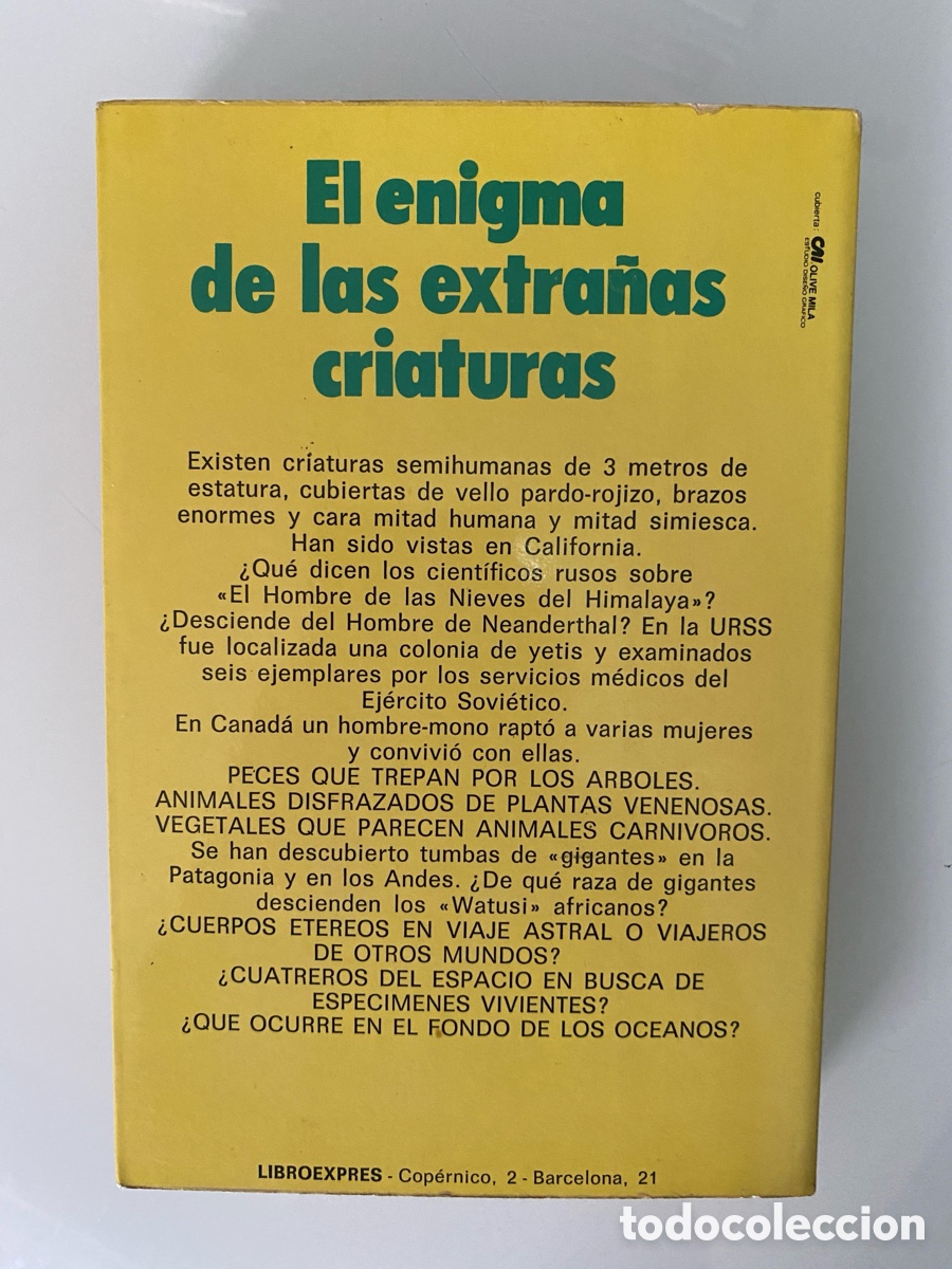 Libros de segunda mano: El enigma de las extra&ntilde;as criaturas - KEEL, John A. - Foto 2