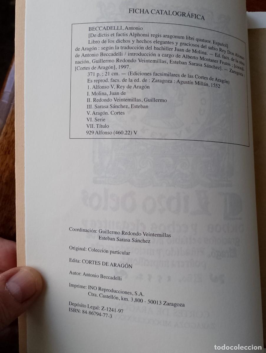 Libros de segunda mano: LIBRO DE LOS DICHOS Y ECHOS ELEGANTES Y GRACIOSOS DEL SABIO REY ALONSO. 1552. FACSIMIL - Foto 9