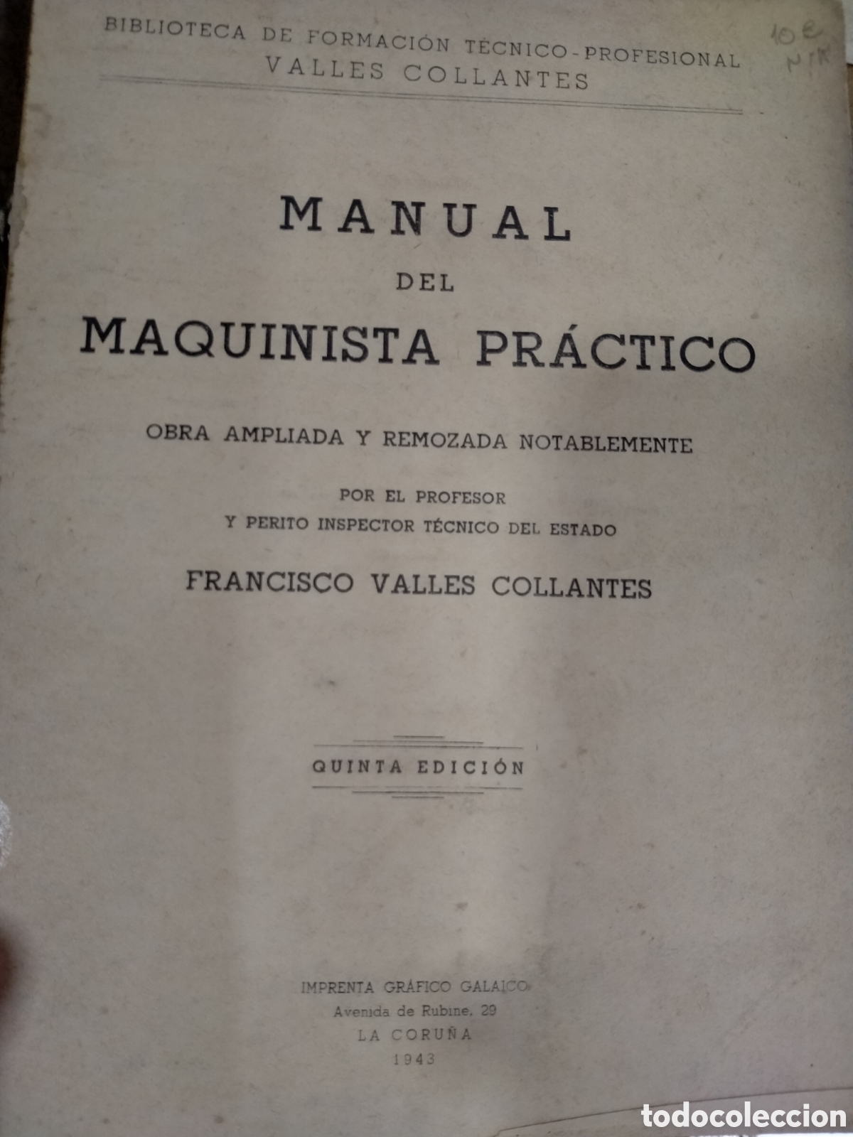 Libros de segunda mano: Manual del Maquinista pr&aacute;ctico - Foto 2