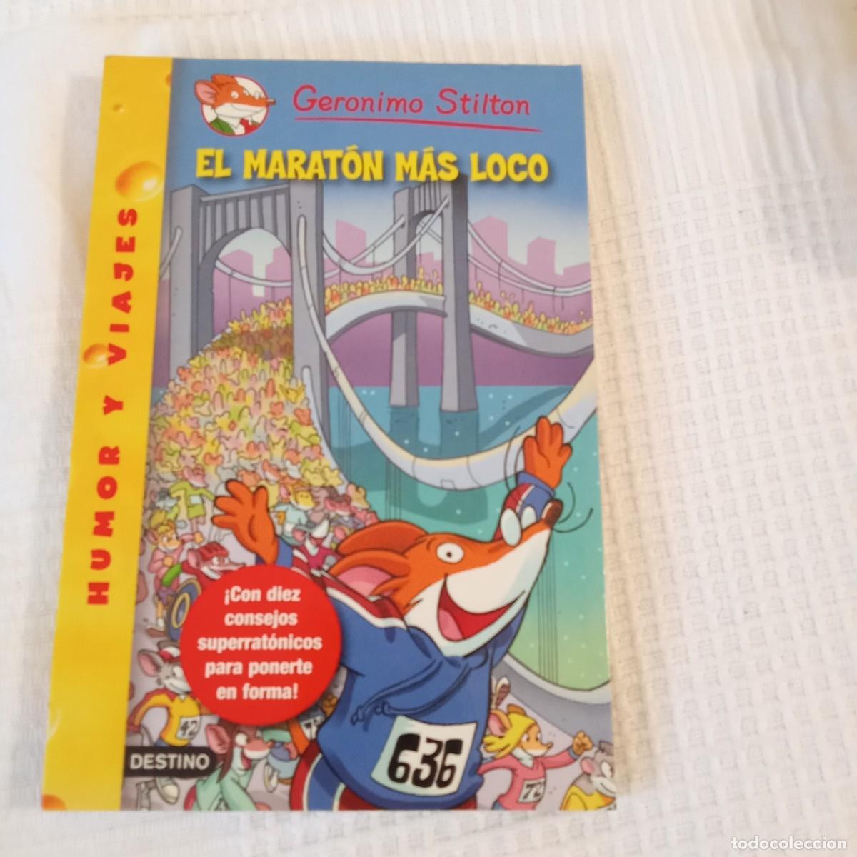 Libros de segunda mano: El marat&oacute;n m&aacute;s loco GERONIMO STILTON - Foto 1