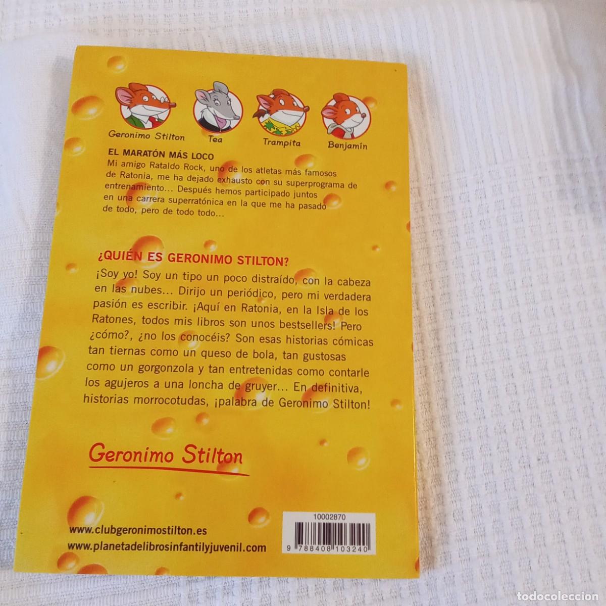 Libros de segunda mano: El marat&oacute;n m&aacute;s loco GERONIMO STILTON - Foto 2