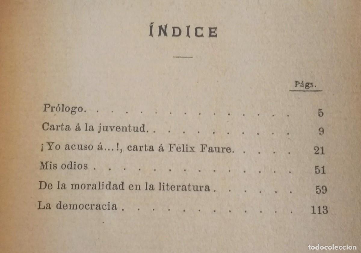Libros de segunda mano: PAGINAS DE ORO - EMILIO ZOLA. - Foto 3