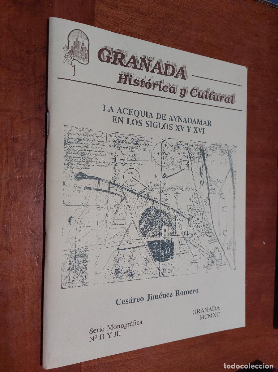 Gebrauchte B&uuml;cher: LA ACEQUIA DE AYNAMADAR EN LOS SIGLOS XV Y XVI. CESAREO JIMENEZ ROMERO. GRAPA. BUEN ESTADO. DIFICIL