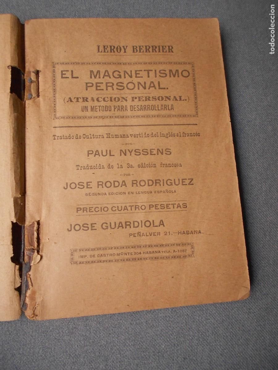 Libros de segunda mano: EL MAGNETISMO PERSONAL - Foto 3