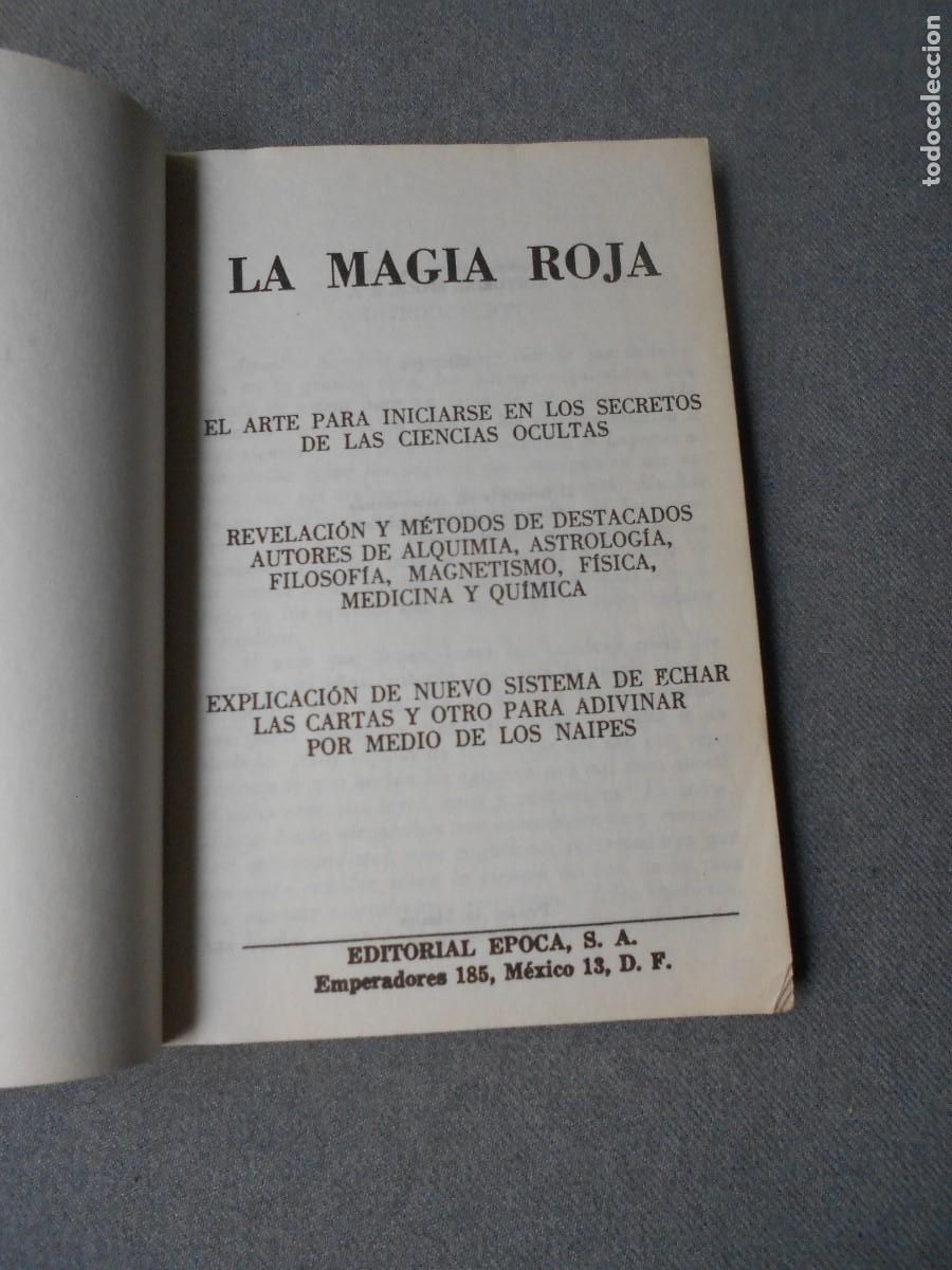 Libros de segunda mano: LA MAGIA ROJA. EDIORIAL EPOCA. - Foto 2