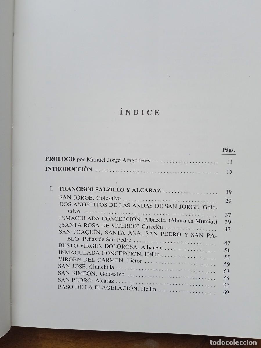 Libros de segunda mano: Francisco Salzillo. Instituto de estudios albacetenses - Foto 3