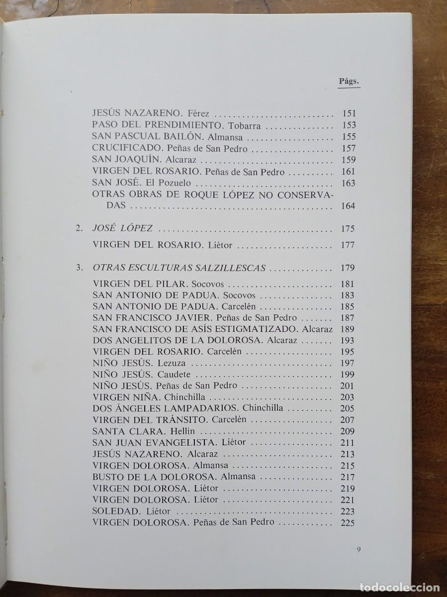 Libros de segunda mano: Francisco Salzillo. Instituto de estudios albacetenses - Foto 5