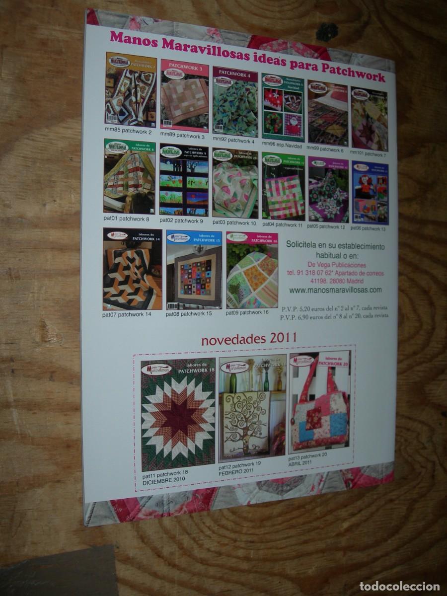 Libros de segunda mano: MANOS MARAVILLOSAS / LABORES DE PATCHWORK 17 - 6 / LABORES - Foto 2