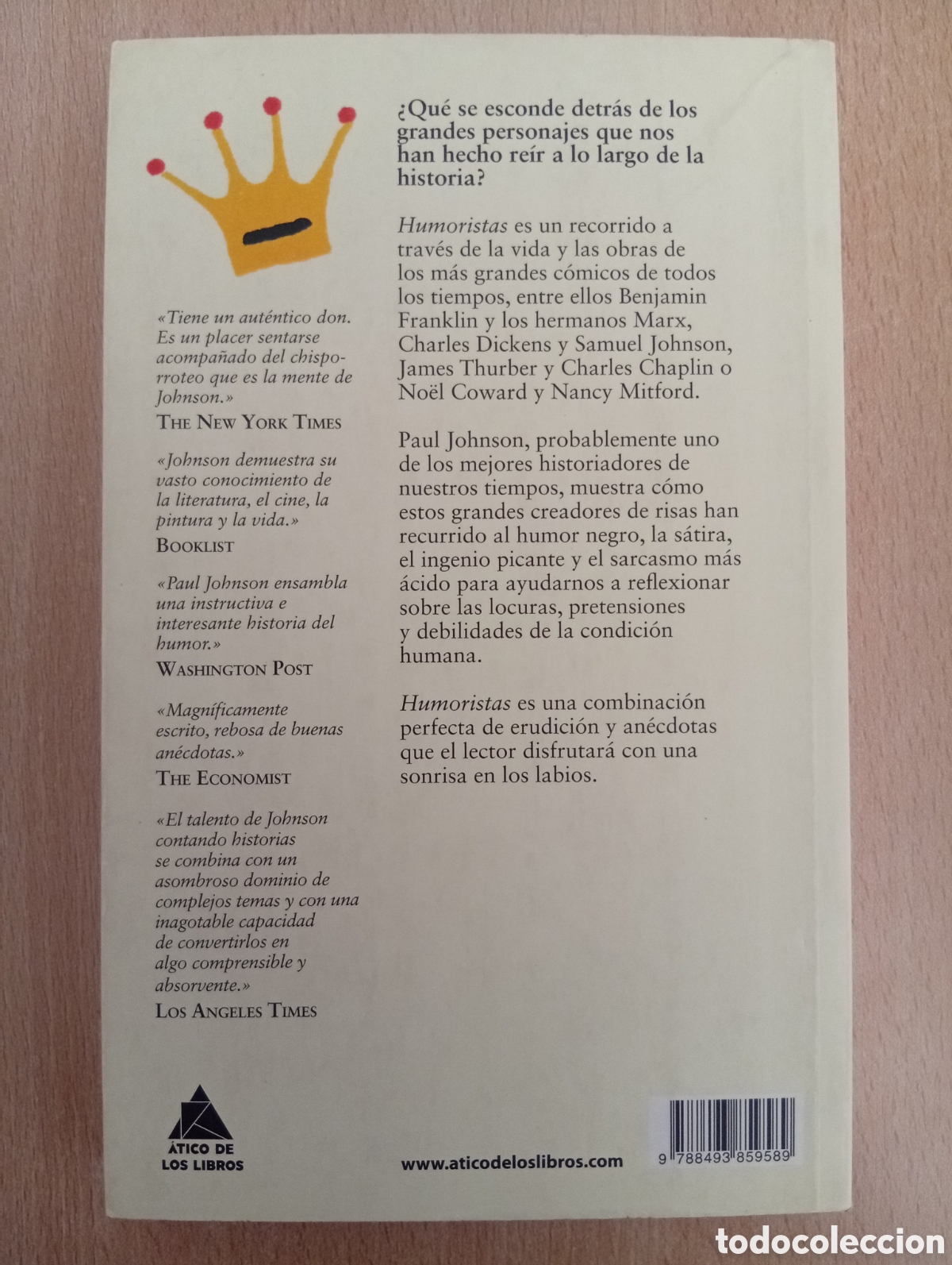 Libros de segunda mano: HUMORISTAS. Paul Johnson - Foto 2