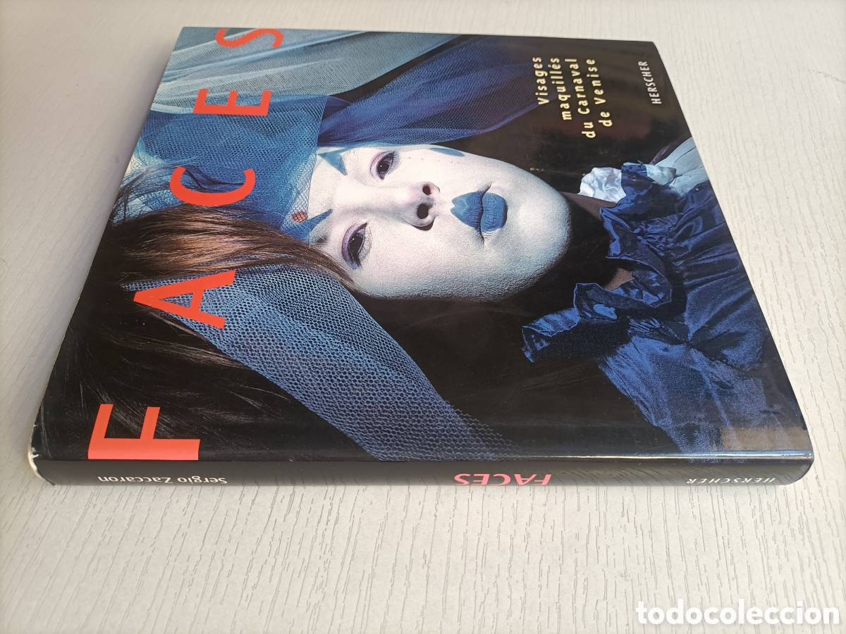 Libros de segunda mano: Faces. Visages maquilles du carnaval de venise
