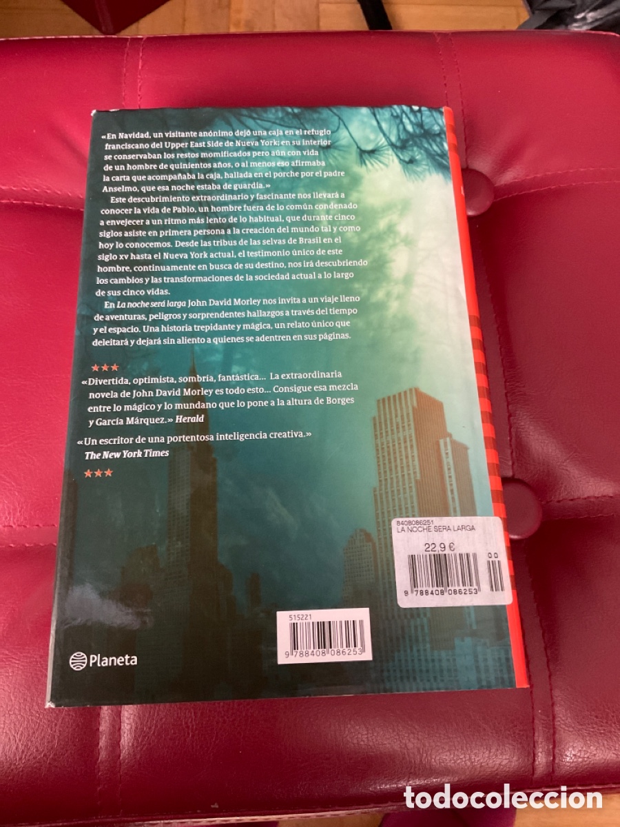 Libros de segunda mano: La noche ser&aacute; larga. John David Morley - Foto 3