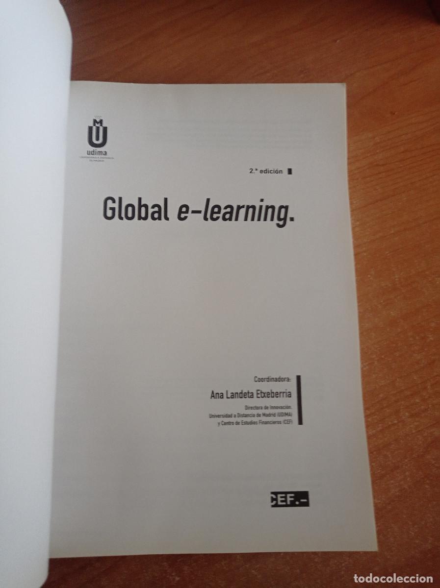 Libros de segunda mano: Global e-learning - Coord. Ana Landeta Exteberria - UDIMA, 2015 - Foto 2